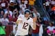 Oct 20, 2013; Landover, MD, USA; Chicago Bears quarterback Josh McCown (12) throws the ball against the Washington Redskins at FedEx Field. Mandatory Credit: Geoff Burke-USA TODAY Sports