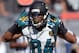 Sep 15, 2013; Oakland, CA, USA; Jacksonville Jaguars receiver Cecil Shorts III (84) reacts during the game against the Oaklanld Raiders at O.co Coliseum. The Raiders defeated the Jaguars 19-9. Mandatory Credit: Kirby Lee-USA TODAY Sports