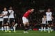 MANCHESTER, ENGLAND - OCTOBER 29: Javier Hernandez of Manchester United celebrates after scoring the first goal from the penalty spot during the Capital One Cup Fourth Round match between Manchester United and Norwich City at Old Trafford on October 29,