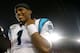 TAMPA, FL - OCTOBER 24: Cam Newton #1 of the Carolina Panthers looks on during a game against the Tampa Bay Buccaneers at Raymond James Stadium on October 24, 2013 in Tampa, Florida. (Photo by Mike Ehrmann/Getty Images)