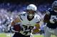 SAN DIEGO, CA - SEPTEMBER 29: Danny Woodhead #39 of the San Diego Chargers catches a touchdown pass against the Dallas Cowboys on September 29, 2013 at Qualcomm Stadium in San Diego, California. (Photo by Donald Miralle/Getty Images)