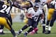 PITTSBURGH, PA - OCTOBER 20: Ray Rice #27 of the Baltimore Ravens rushes against the Pittsburgh Steelers during the game on October 20, 2013 at Heinz Field in Pittsburgh, Pennsylvania. (Photo by Justin K. Aller/Getty Images)