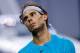 SHANGHAI, CHINA - OCTOBER 12: Rafael Nadal of Spain reacts after losing the point during semi-final match against Juan Martin Del Potro of Argentina on day six of the Shanghai Rolex Masters at the Qi Zhong Tennis Center on October 12, 2013 in Shanghai, C