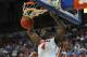 GAINESVILLE, FL - JANUARY 9: Center Patric Young #4 of the Florida Gators dunks against the Georgia Bulldogs January 9, 2013 at Stephen C. O'Connell Center in Gainesville, Florida. Florida won 77 - 44. (Photo by Al Messerschmidt/Getty Images)