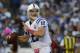 SAN DIEGO, CA - OCTOBER 14: Andrew Luck #12 of the Indianapolis Colts throws the ball against the San Diego Chargers on October 14, 2013 at Qualcomm Stadium in San Diego, California. (Photo by Donald Miralle/Getty Images)