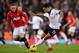LONDON, ENGLAND - NOVEMBER 02: Wayne Rooney of Manchester United marshalls Kieran Richardson of Fulham during the Barclays Premier League match between Fulham and Manchester United at Craven Cottage on November 2, 2013 in London, England. (Photo by Cliv