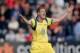 Australia's James Faulkner also suffered with the ball.