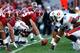 TUSCALOOSA, AL - NOVEMBER 24: The Alabama Crimson Tide offense faces off against the Auburn Tigers defense at Bryant-Denny Stadium on November 24, 2012 in Tuscaloosa, Alabama. (Photo by Kevin C. Cox/Getty Images)