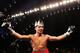 ATLANTIC CITY, NJ - NOVEMBER 20: Sergio Martinez celebrates after knocking out Paul Williams in the second round of their Middleweight Championship fight on November 20, 2010 at The Boardwalk Hall in Atlantic City, New Jersey. (Photo by Al Bello/Getty I