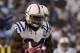 SAN DIEGO, CA - OCTOBER 14: Trent Richardson #34 of the Indianapolis Colts runs the ball against the San Diego Chargers on October 14, 2013 at Qualcomm Stadium in San Diego, California. (Photo by Donald Miralle/Getty Images)