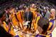LOS ANGELES, CA - NOVEMBER 1: Mike D'Antoni, Head Coach of the Los Angeles Lakers draws out a play before a game against the San Antonio Spurs on November 1, 2013 at STAPLES Center in Los Angeles, California. NOTE TO USER: User expressly acknowledges and