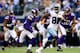 ARLINGTON, TX - NOVEMBER 03: Wide receiver Dez Bryant #88 of the Dallas Cowboys carries the ball down the field on a breakaway after catching a pass during the 2nd half of the game against the Minnesota Vikings at Cowboys Stadium on November 3, 2013 in A