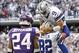 Nov 3, 2013; Arlington, TX, USA; Dallas Cowboys quarterback Tony Romo (9) jumps in the arms of tight end Jason Witten (82) after he threw the game winning touchdown pass in the fourth quarter against the Minnesota Vikings at AT&T Stadium. The Dallas Cowb
