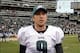 Nov 3, 2013; Oakland, CA, USA; Philadelphia Eagles quarterback Nick Foles (9) walks off the field after the game against the Oakland Raiders at O.co Coliseum. The Eagles defeated the Raiders 49-20. Mandatory Credit: Kirby Lee-USA TODAY Sports