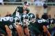Nov 2, 2013; East Lansing, MI, USA; Michigan State Spartans quarterback Connor Cook (18) changes the play at the line of scrimmage during the 2nd half of a game against the Michigan Wolverines at Spartan Stadium. MSU won 29-6. Mandatory Credit: Mike Carte