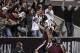 Nov 2, 2013; College Station, TX, USA; Fans cheer as Texas A&M Aggies wide receiver Mike Evans (13) scores a touchdown during the third quarter against the UTEP Miners at Kyle Field. Mandatory Credit: Troy Taormina-USA TODAY Sports