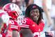 Oct 12, 2013; Madison, WI, USA; Wisconsin Badgers running back Melvin Gordon (25) during the game against the Northwestern Wildcats at Camp Randall Stadium. Wisconsin won 35-6. Mandatory Credit: Jeff Hanisch-USA TODAY Sports