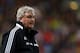 HULL, ENGLAND - NOVEMBER 02: Hull manager Steve Bruce looks on during the Barclays Premier League match between Hull City and Sunderland at KC Stadium on November 2, 2013 in Hull, England. (Photo by Matthew Lewis/Getty Images)