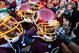 LANDOVER, MD - NOVEMBER 03: Fullback Darrel Young #36 of the Washington Redskins celeberates with teammates after scoring the game winning touchdown in overtime to give the Redskins a 30-24 win over the San Diego Chargers at FedExField on November 3, 201