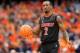 SYRACUSE, NY - MARCH 2: Russ Smith #2 of the Louisville Cardinals dribbles the ball down the court during the game against the Syracuse Orange at the Carrier Dome on March 2, 2013 in Syracuse, New York. (Photo by Nate Shron/Getty Images)