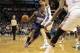 OKLAHOMA CITY, OK - NOVEMBER 3: Eric Bledsoe #2 of the Phoenix Suns drives around Nick Collison #4 of the Oklahoma City Thunder November 3, 2013 at Chesapeake Energy Arena in Oklahoma City, Oklahoma. NOTE TO USER: User expressly acknowledges and agrees t