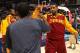 CHARLOTTE, NC - NOVEMBER 1: Tristan Thompson #13 of the Cleveland Cavaliers runs out before the game against the Charlotte Bobcats at the Time Warner Cable Arena on November 1, 2013 in Charlotte, North Carolina. NOTE TO USER: User expressly acknowledges