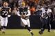 Nov 3, 2013; Cleveland, OH, USA; Cleveland Browns quarterback Jason Campbell (17) runs the ball in the fourth quarter against the Baltimore Ravens at FirstEnergy Stadium. Cleveland won 18-24. Mandatory Credit: Rick Osentoski-USA TODAY Sports