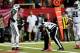 ATLANTA, GA - OCTOBER 07: Cornerback Antonio Cromartie #31 of the New York Jets looks on after a penalty was called in the fouth quarter against the Atlanta Falcons during their game at the Georgia Dome on October 7, 2013 in Atlanta, Georgia. (Photo by