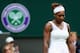 LONDON, ENGLAND - JULY 01: Serena Williams of United States of America looks dejected during her Ladies' Singles fourth round match against Sabine Lisicki of Germany on day seven of the Wimbledon Lawn Tennis Championships at the All England Lawn Tennis a