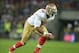 Oct 27, 2013; London, United Kingdom; San Francisco 49ers linebacker Corey Lemonier (96) during the NFL International Series game against the Jacksonville Jaguars at Wembley Stadium. The 49ers defeated the Jaguars 42-10. Mandatory Credit: Kirby Lee-USA TO