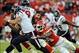Brandon Flowers with the sack of Texans QB Case Keenum.