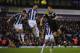 WEST BROMWICH, ENGLAND - NOVEMBER 17: Shane Long and Liam Ridgewell of West Brom battle Fernando Torres of Chelsea during the Barclays Premier League match between West Bromwich Albion and Chelsea at The Hawthorns on November 17, 2012 in West Bromwich, En