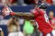 HOUSTON, TX- NOVEMBER 03: Andre Johnson #80 of the Houston Texans catches his second touchdown reception of the night against the Indianapolis Colts on November 3, 2013 at Reliant Stadium in Houston, Texas. (Photo by Thomas B. Shea/Getty Images)