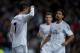 MADRID, SPAIN - OCTOBER 30: Cristiano Ronaldo of Real Madrid CF celebrates scoring their third goal during the La Liga match between Real Madrid CF and Sevilla FC at Estadio Santiago Bernabeu on October 30, 2013 in Madrid, Spain. (Photo by Gonzalo Arroy