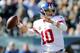 PHILADELPHIA, PA - OCTOBER 27: Quarterback Eli Manning #10 of the New York Giants looks to pass against the Philadelphia Eagles in the second half during a game at Lincoln Financial Field on October 27, 2013 in Philadelphia, Pennsylvania. The Giants defea