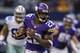 ARLINGTON, TX - NOVEMBER 3: Adrian Peterson #28 of the Minnesota Vikings runs the ball against the Dallas Cowboys at AT&T Stadium on November 3, 2013 in Arlington, Texas. The Cowboys defeated the Vikings 27-23. (Photo by Wesley Hitt/Getty Images)