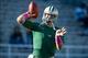 Oct 19, 2013; Waco, TX, USA; Baylor Bears quarterback Bryce Petty (14) warms up before the game against the Iowa State Cyclones at Floyd Casey Stadium. The Bears defeated the Cyclones 71-7. Mandatory Credit: Jerome Miron-USA TODAY Sports