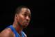 NEW YORK, NY - MARCH 28: Dwight Howard #12 of the Orlando Magic looks on against the New York Knicks at Madison Square Garden on March 28, 2012 in New York City. NOTE TO USER: User expressly acknowledges and agrees that, by downloading and/or using this P