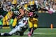 Lacy escapes a tackle by Detroit's Devin Taylor.