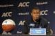 Oct 16, 2013; Charlotte, NC, USA; Duke Blue Devils forward Rodney Hood addresses the media during the ACC basketball media day at The Ritz-Carlton. Mandatory Credit: Sam Sharpe-USA TODAY Sports