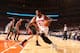NEW YORK, NY - OCTOBER 30: Metta World Peace #51 of the New York Knicks drives while playing against the Milwaukee Bucks in the first regular season game at the newly transformed Madison Square Garden in New York City on October 30, 2013. NOTE TO USER: U