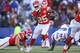 ORCHARD PARK, NY - NOVEMBER 3: Jamaal Charles #25 of the Kansas City Chiefs carries the ball during NFL game action against the Buffalo Bills at Ralph Wilson Stadium on November 3, 2013 in Orchard Park, New York. (Photo by Tom Szczerbowski/Getty Images)