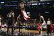 NEW YORK, NY - NOVEMBER 01: LeBron James #6 of the Miami Heat dunks the ball against the Brooklyn Nets during their game at the Barclays Center on November 1, 2013 in the Brooklyn borough of New York City. NOTE TO USER: User expressly acknowledges and ag