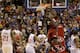 PHILADELPHIA, PA - OCTOBER 30: Forward LeBron James #6 of the Miami Heat dunks the ball against guard Evan Turner #12 of the Philadelphia 76ers on October 30, 2013 at the Wells Fargo Center in Philadelphia, Pennsylvania. NOTE TO USER: User expressly ackno