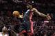 SAN ANTONIO, TX - JUNE 13: LeBron James #6 of the Miami Heat dunks the ball in the third quarter against the San Antonio Spurs during Game Four of the 2013 NBA Finals at the AT&T Center on June 13, 2013 in San Antonio, Texas. NOTE TO USER: User expressly