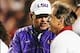 LSU head coach Les Miles (left) and Alabama head coach Nick Saban