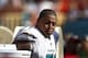 Oct 20, 2013; Miami Gardens, FL, USA; Miami Dolphins tackle Jonathan Martin (71) on the sideline in the second half of a game against the Buffalo Bills at Sun Life Stadium. Mandatory Credit: Robert Mayer-USA TODAY Sports