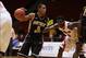 February 18, 2012; Houston, TX, USA; Southern Mississippi Golden Eagles guard Neil Watson (5) drives the ball against the Houston Cougars in the first half at Hofheinz Pavilion. Mandatory Credit: Troy Taormina-USA TODAY Sports