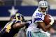 ARLINGTON, TX - SEPTEMBER 22: Running back DeMarco Murray #29 of the Dallas Cowboys carries the ball during the game against the St. Louis Rams at AT&T Stadium on September 22, 2013 in Arlington, Texas. (Photo by Jamie Squire/Getty Images)