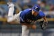 ST. PETERSBURG, FL - SEPTEMBER 16: Pitcher Matt Garza #22 of the Texas Rangers starts against the Tampa Bay Rays September 16, 2013 at Tropicana Field in St. Petersburg, Florida. The Rays won 6 - 2. (Photo by Al Messerschmidt/Getty Images)